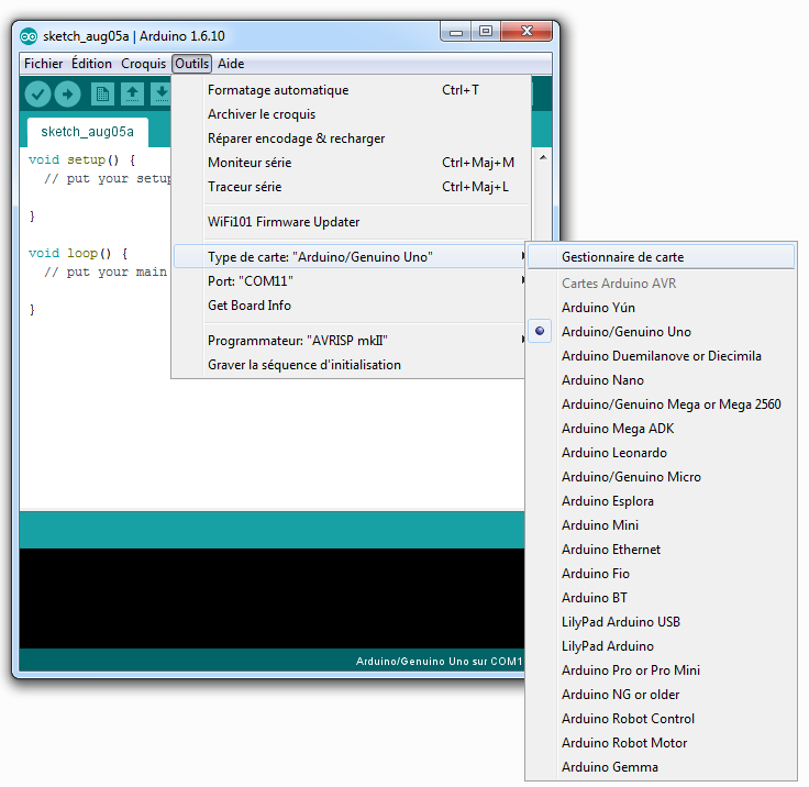 Linux Mint et une carte Arduino