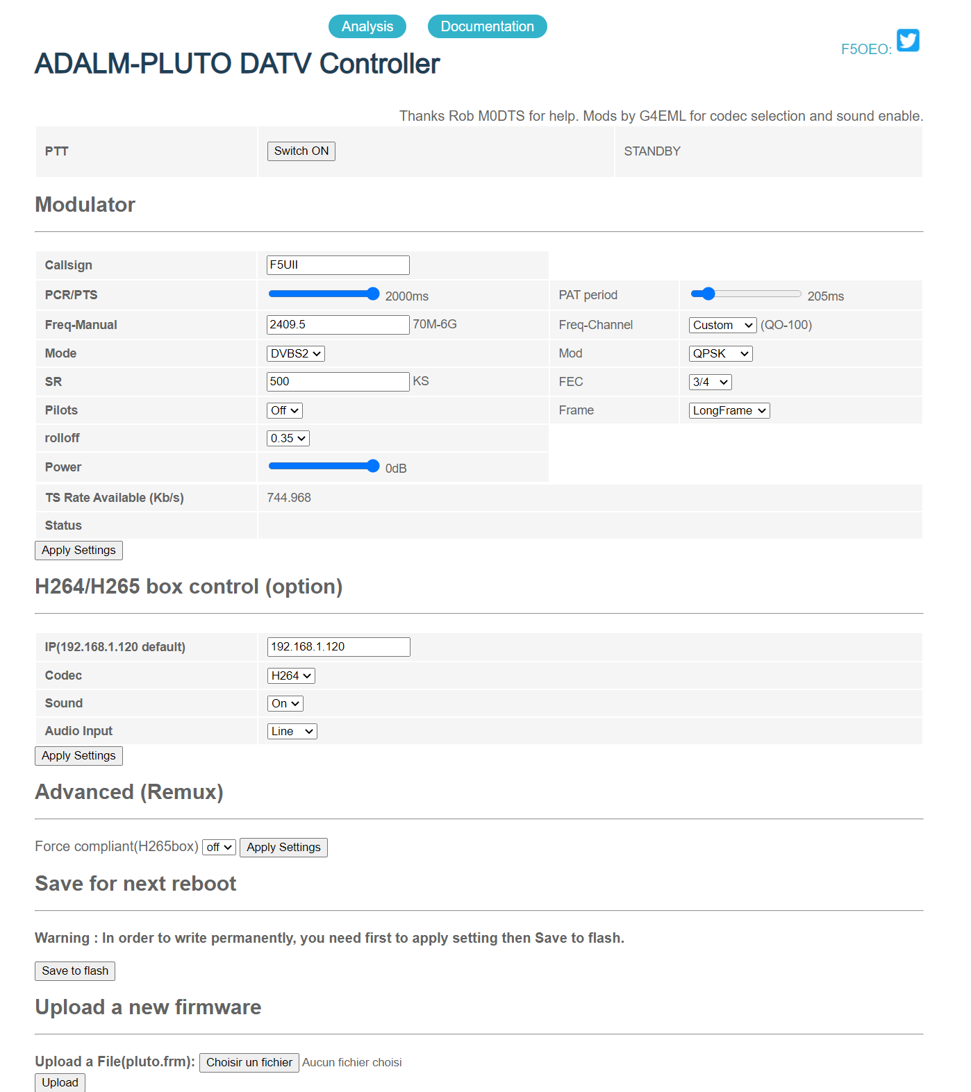 t 5 satellite transponder list